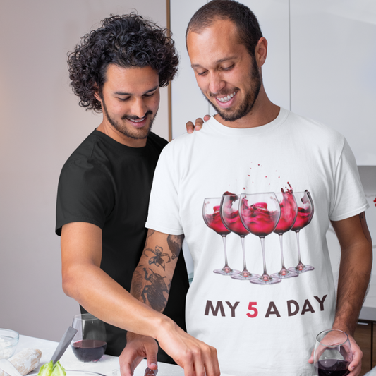 'My 5 a Day' Wine T-Shirt