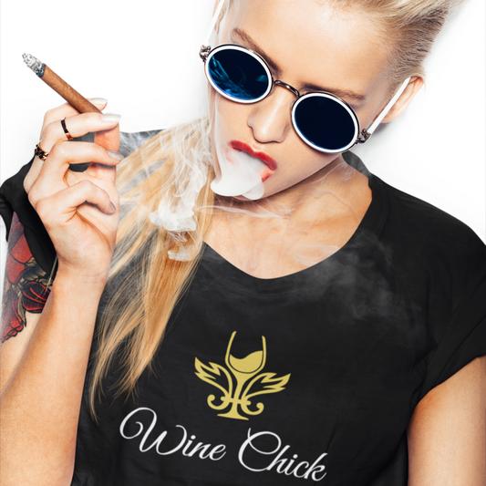 'Wine Chick' Themed T-Shirt